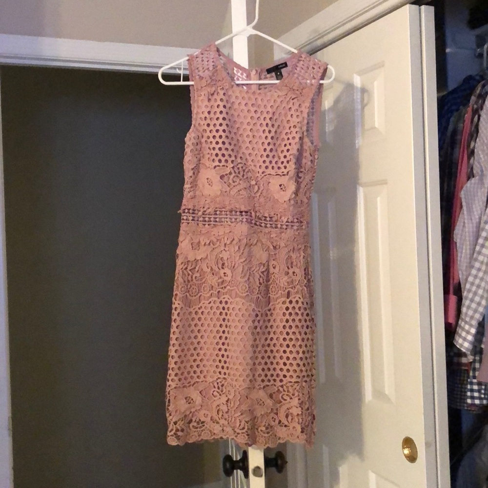 Blush Pink Aqua Dress